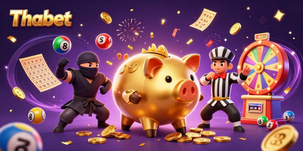 Experience exhilarating winnings at Thabet with vibrant gaming excitement!