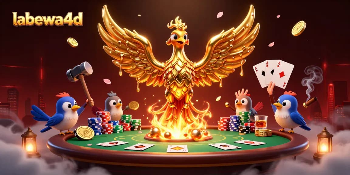 Jadilah bagian dari labewa4d, memenangkan berbagai permainan kasino dengan phoenix emas dan elemen poker.