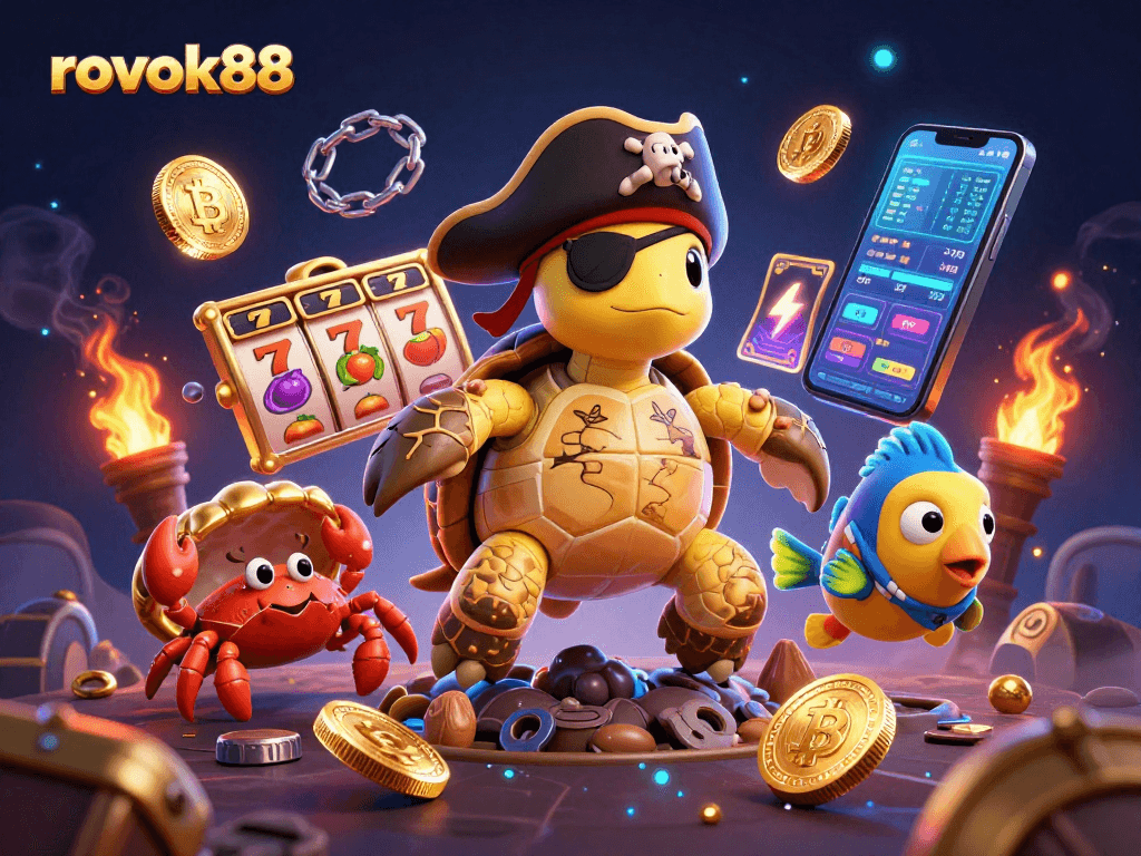 Engage with rokok88's vibrant casino experience featuring dynamic characters and slot reels.