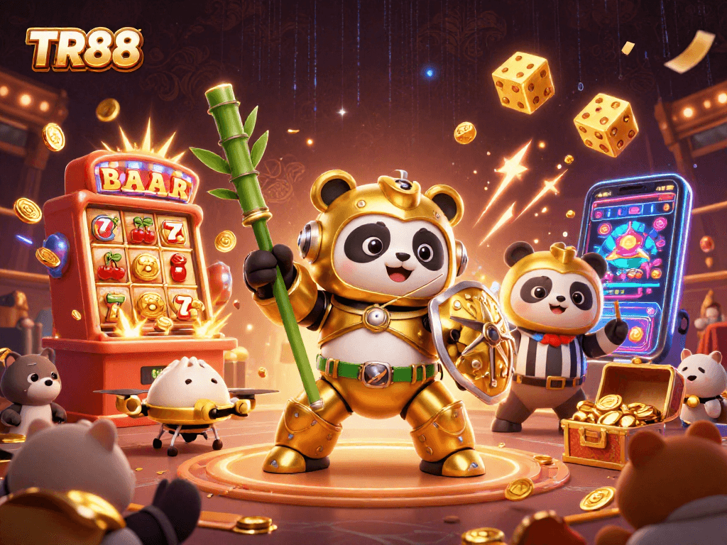 Engage with TR88's thrilling gaming experiences featuring dynamic 3D casino and jackpot action.