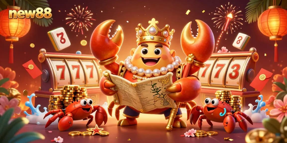 Engage with new88's thrilling casino experience, featuring vibrant characters and dynamic elements.
