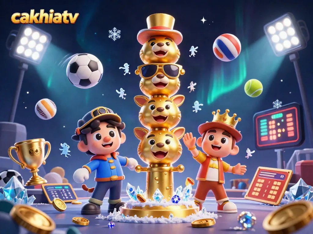 Experience thrilling action with cakhiatv's dynamic sports betting scene filled with energy and excitement.
