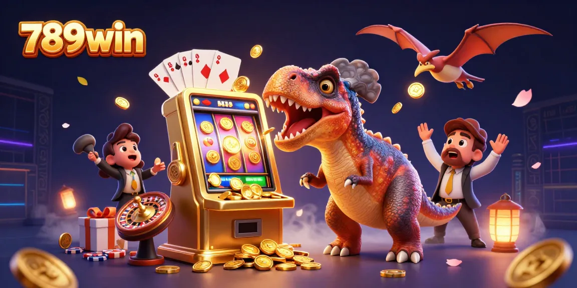 Catch the excitement at 789win as the pachycephalosaurus wins big at the slot machine!