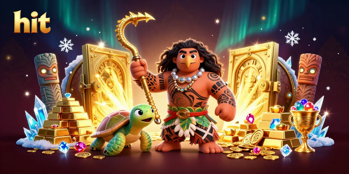 Experience the thrill of hit gaming with vibrant Polynesian-themed characters and dazzling treasures.