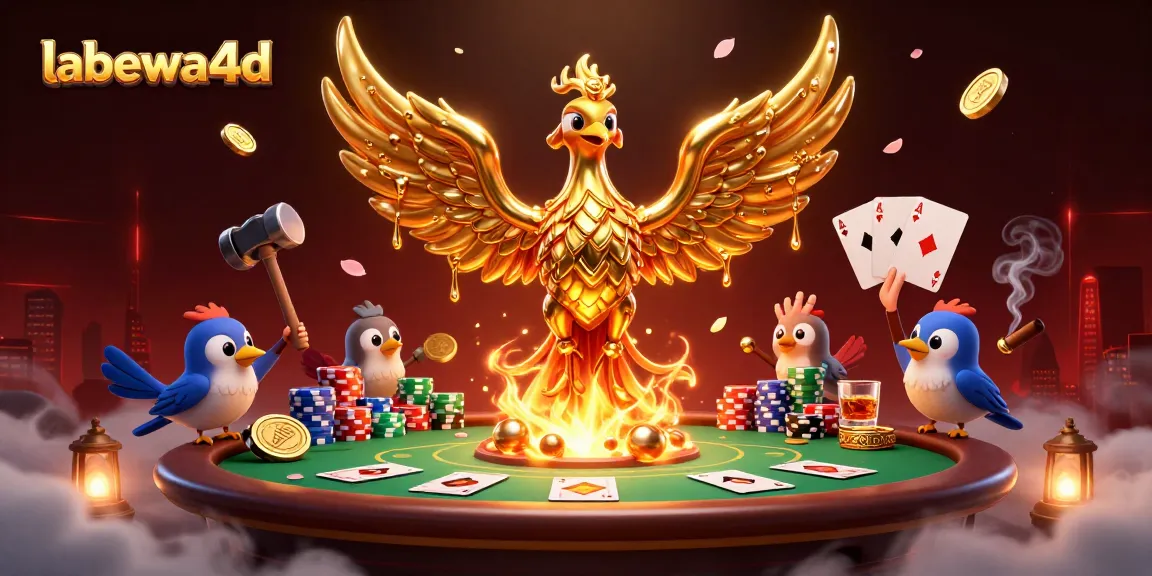 Jadilah bagian dari labewa4d, memenangkan berbagai permainan kasino dengan phoenix emas dan elemen poker.