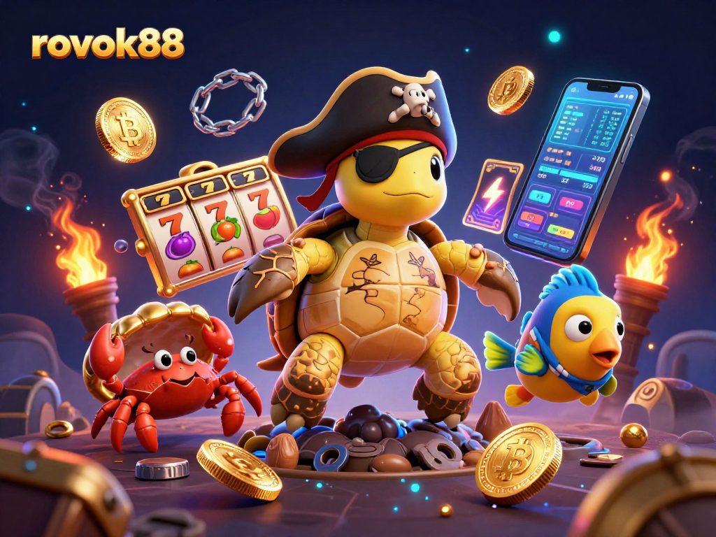 Engage with rokok88's vibrant casino experience featuring dynamic characters and slot reels.