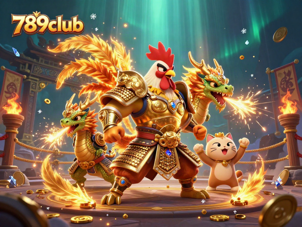 Engage with 789club's vibrant casino scene filled with warrior characters and dynamic gaming elements.