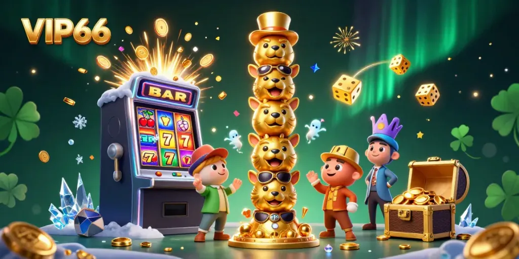 Engage with VIP66's thrilling online casino experience featuring vibrant animations and games.