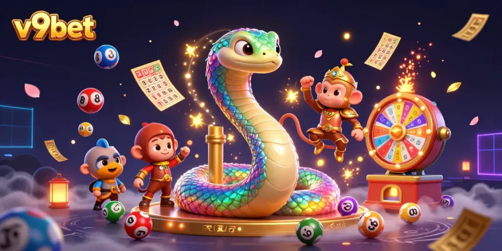 Engage with v9bet's thrilling gaming experience featuring a vibrant lottery scene