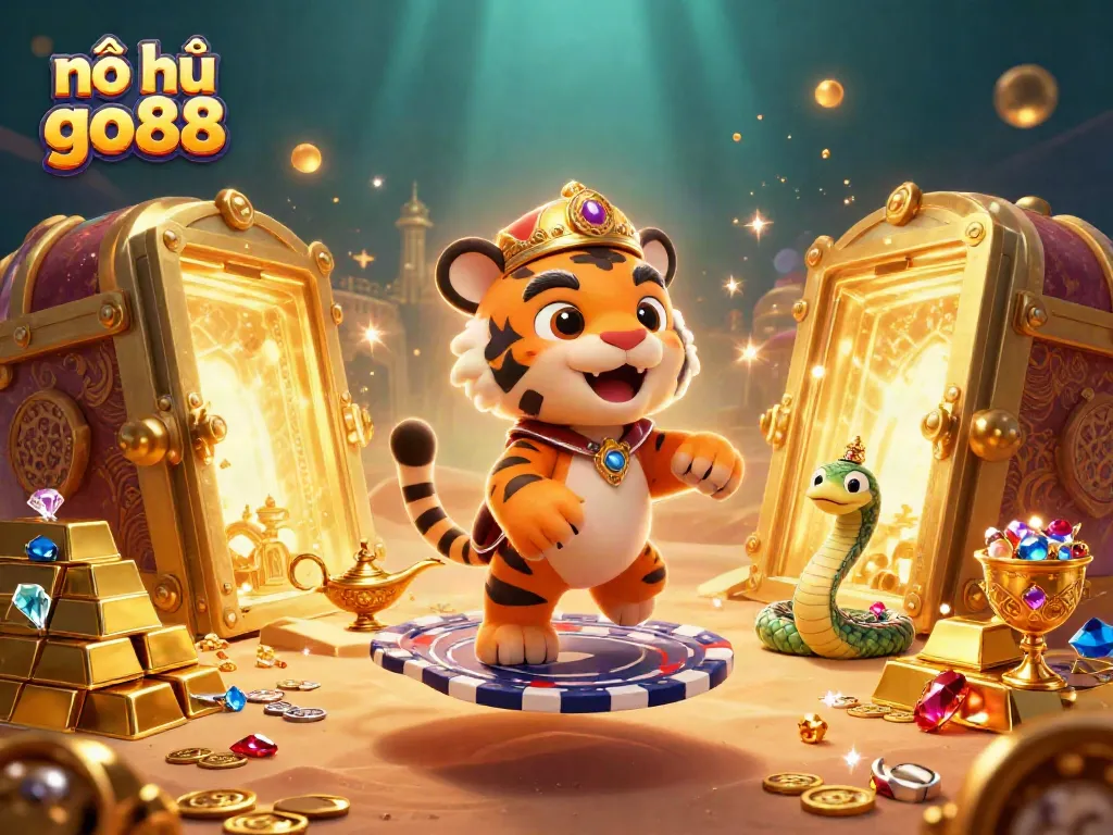 Spin the reels at nổ hũ go88 and uncover dazzling treasures in an enchanting casino landscape.