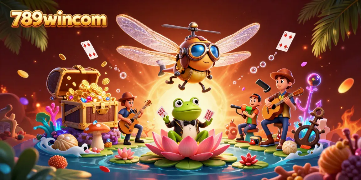 Engage with vibrant slot games at 789wincom featuring rich casino elements and lively characters.