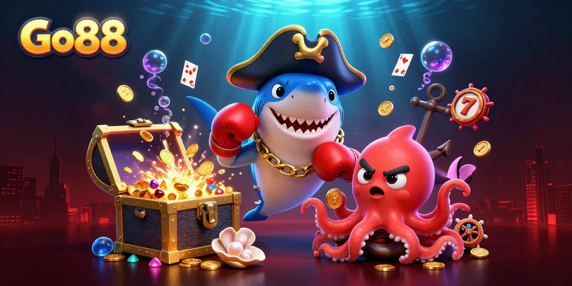 Spin slots and win gold coins with Go88 in this vibrant underwater casino adventure!