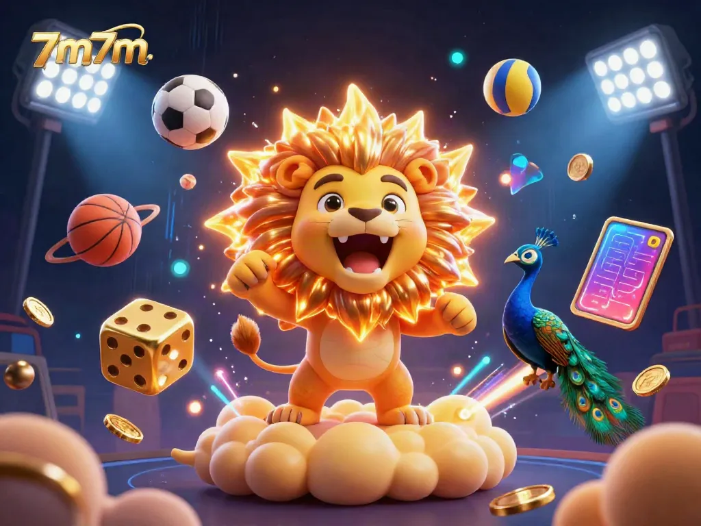 Engage with 7m7m's interactive sports betting features featuring vibrant characters and dynamic elements.