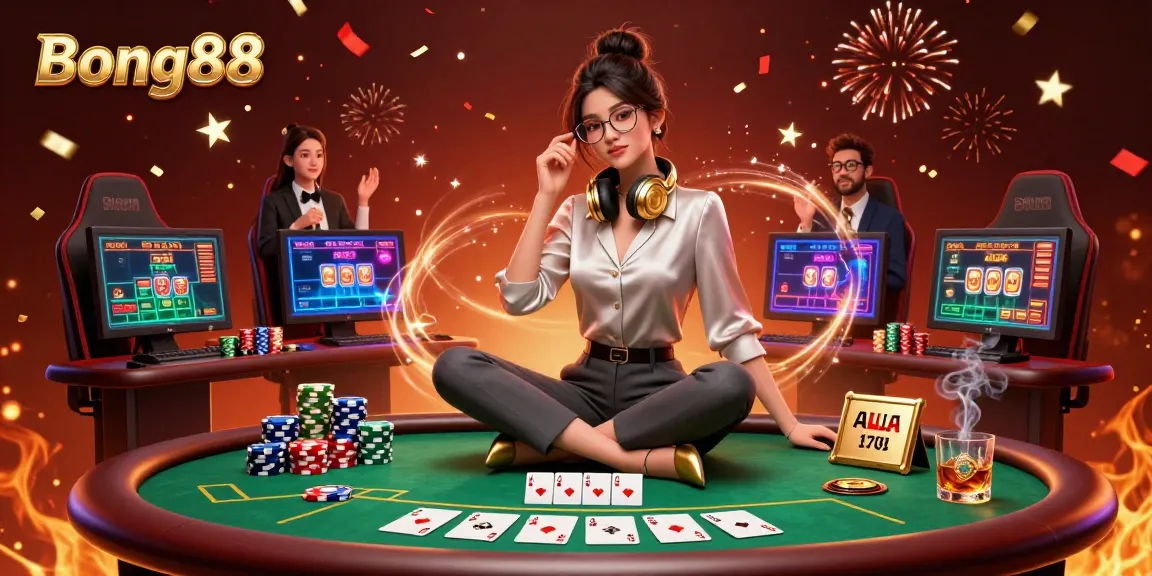 Bong88 offers high-stakes poker action with a competitive edge in a vibrant casino setting.