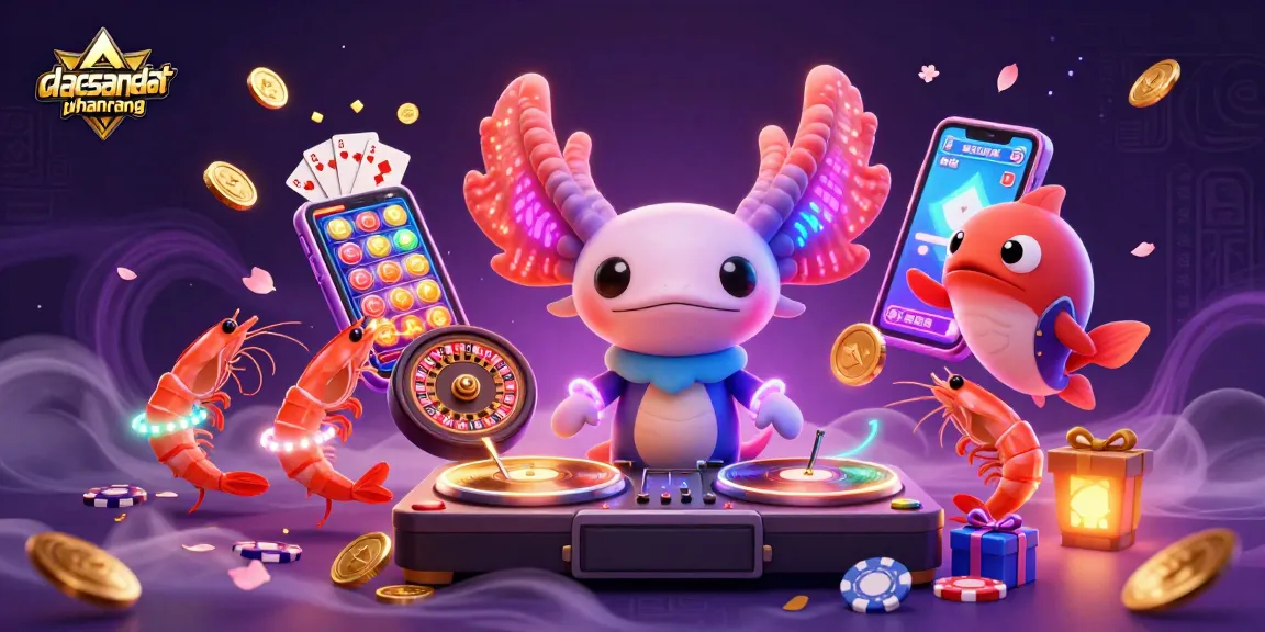 Experience the vibrant energy of dacsandatphanrang's underwater casino world filled with dancing characters and captivating games.