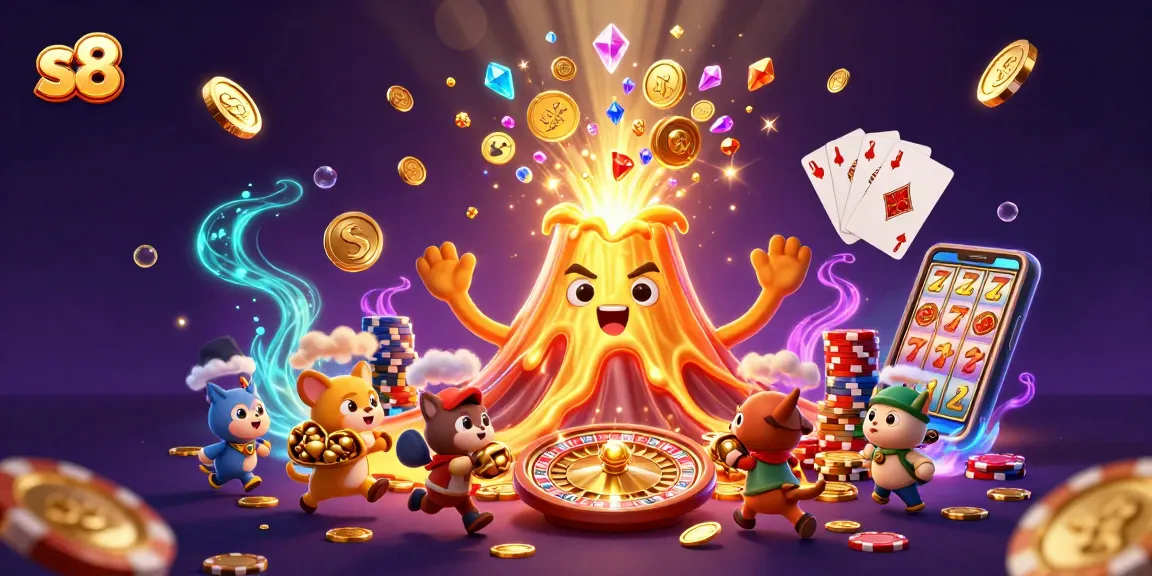 Experience thrilling casino adventures and treasure with s8's vibrant gaming world.