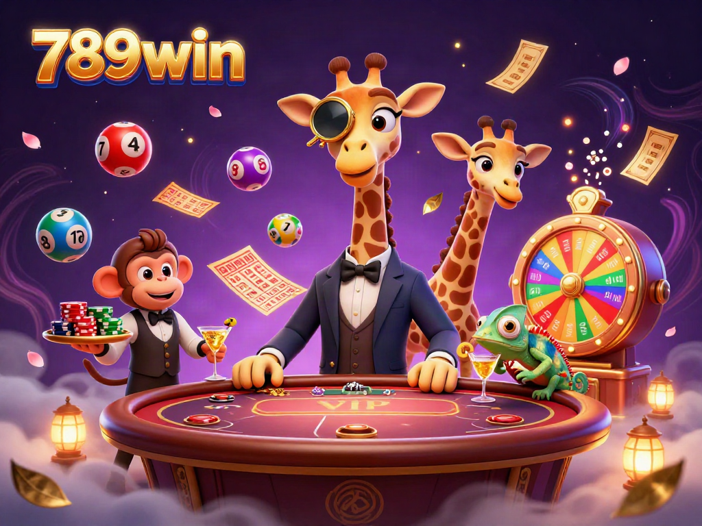 Experience the thrill of 789win with vibrant gaming elements and lively characters in action.