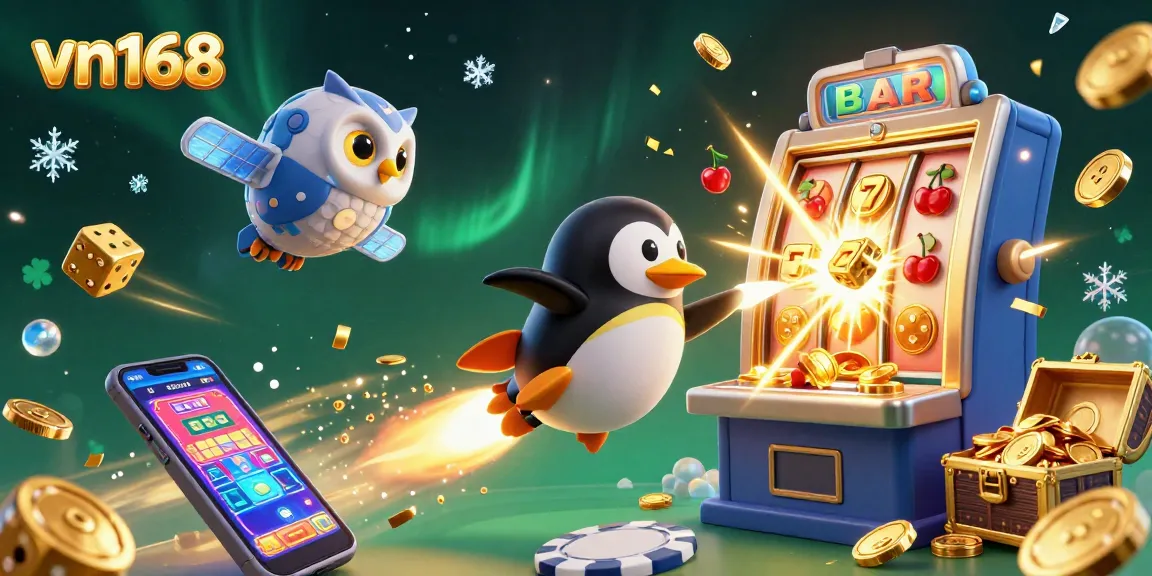 Win big at vn168 with our exciting 3D casino adventure featuring dynamic slot action and lucky symbols!