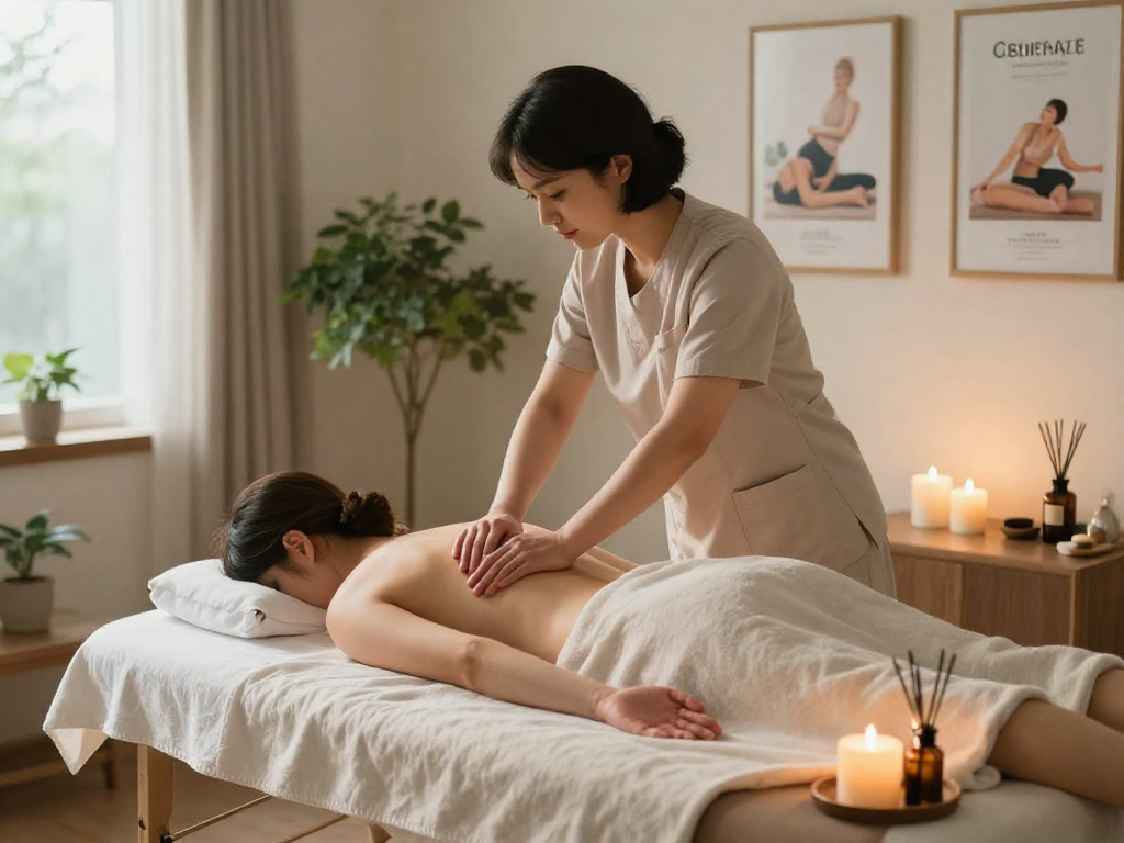Experience professional 도봉구출장마사지 in a serene home setting with expert therapist providing soothing care.
