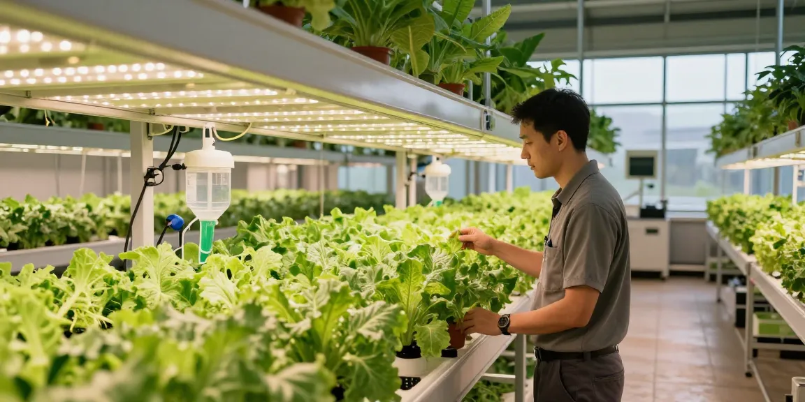 CIKA4D indoor agriculture environment featuring advanced vertical farming technology.