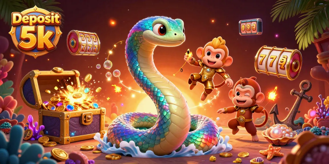 Mengakses fitur menarik Deposit 5k dengan permainan slot yang mendebarkan dan harta karun yang mengagumkan.