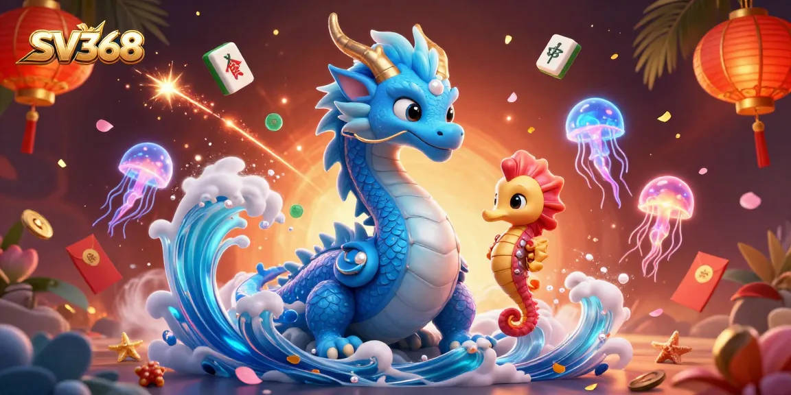 Experience SV368 thrilling gaming with vibrant characters in a dynamic casino scene, showcasing excitement and jackpots.