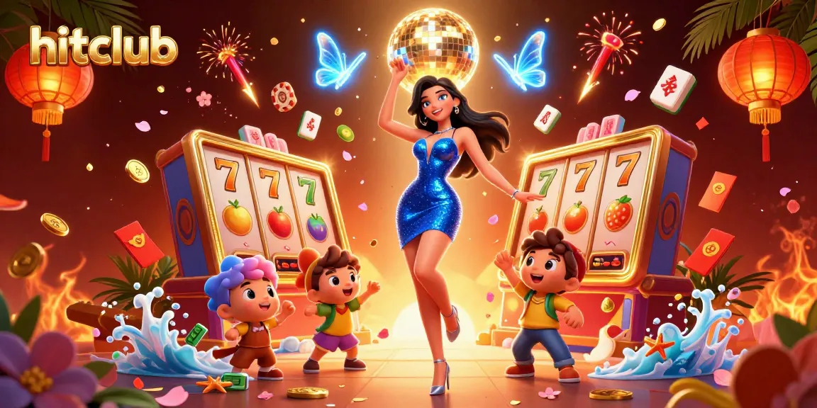 Experience the excitement at hitclub with vibrant 3D characters, energetic gambling elements, and dazzling prizes.