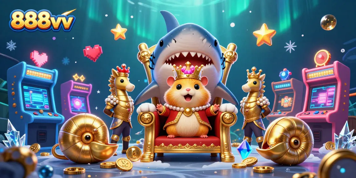 Win big at 888vv while enjoying a unique underwater gaming experience with colorful characters.