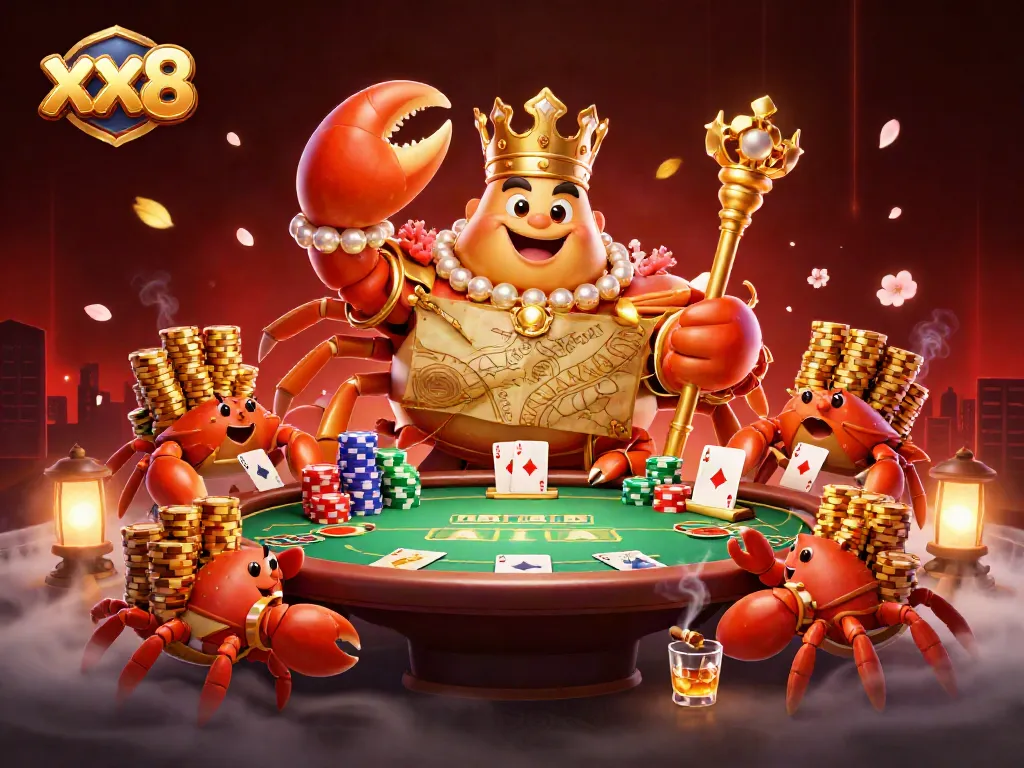 Experience the thrill of xx8 gaming with an emperors scene of fantasy poker illustrations.