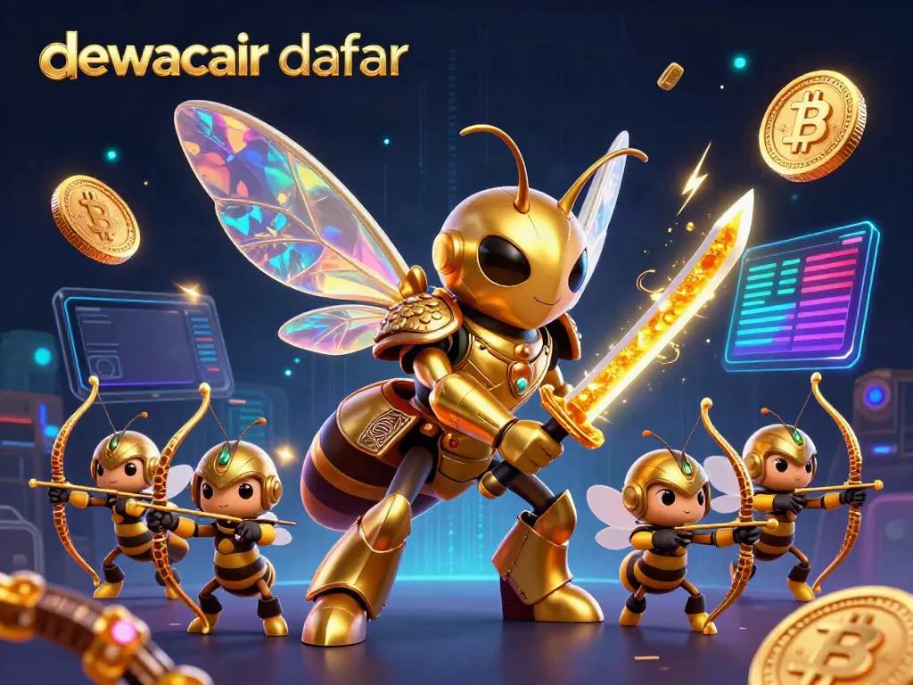 Bet on the excitement with dewacair daftar as cartoon characters venture in a vibrant 3D digital casino scene.