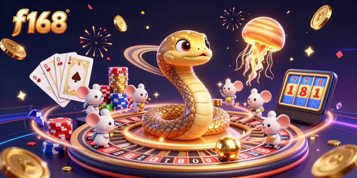 Win big at f168 with colorful characters and engaging casino elements in a vibrant atmosphere.