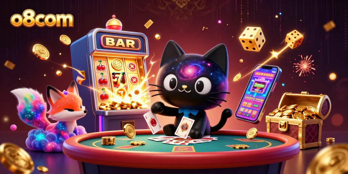 Engage with exciting games at o8com's cosmic casino featuring dynamic slot machines and charismatic characters.